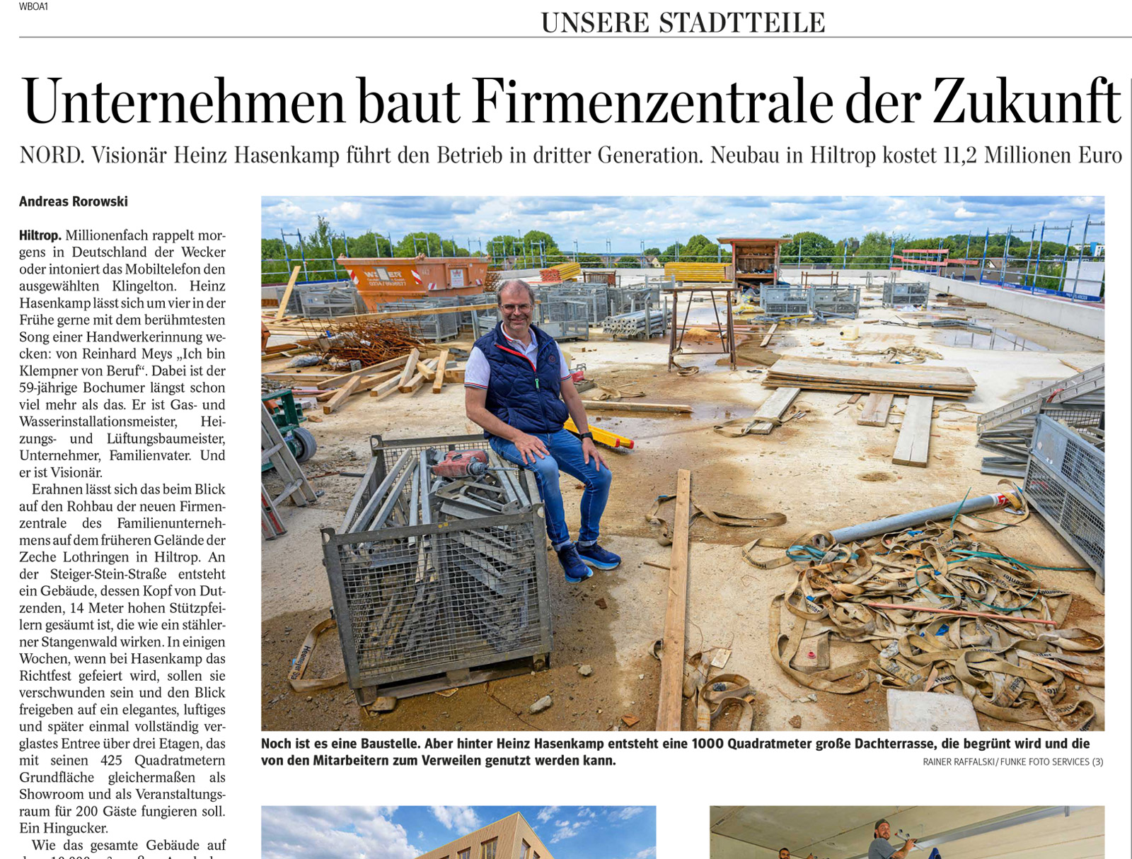 Neubau Hasenkamp Firmenzentrale