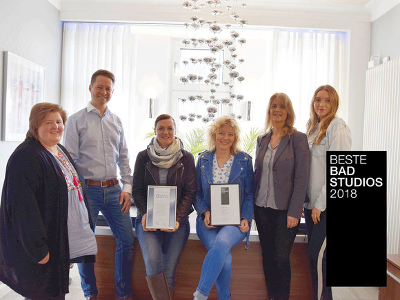 ​&quot;Beste  Badstudios 2018&quot; + &quot;5-Sterne Bäderhaus&quot; - doppelte Auszeichnung für das  Handwerksunternehmen Hasenkamp Sanitär Heizung Klima!