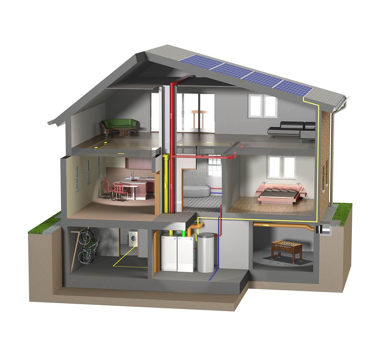 Energieversorgung durch Brennstoffzelle