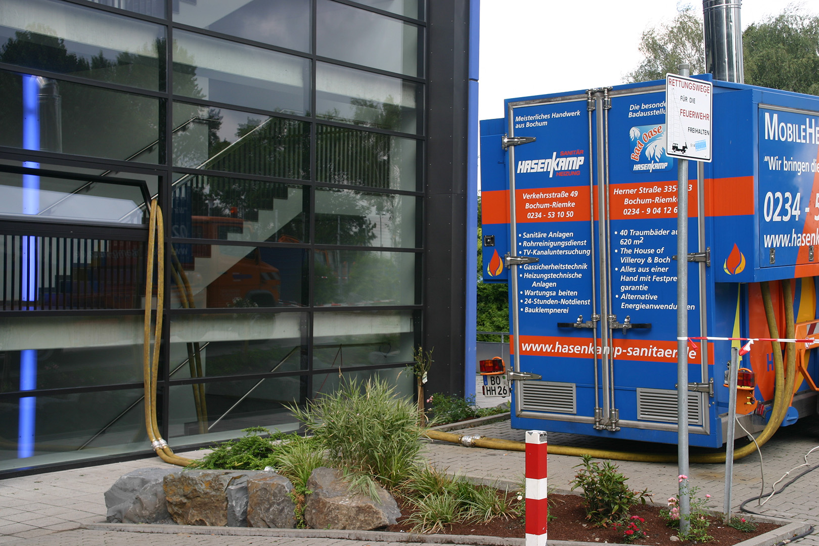 Mobile Heizungsanlage für den Notfall  Bochumn - Herne - Dortmund - Hattingen