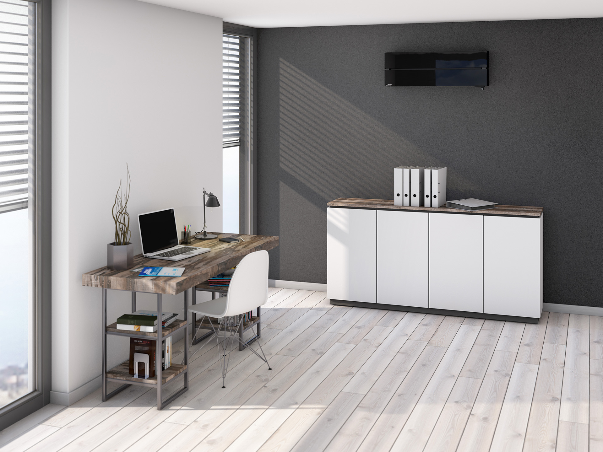 Moderne Mitsubishi Design Klimaanlagen für Wohnzimmer, Schlafzimmer usw. in Bochum und Dortmund kaufen