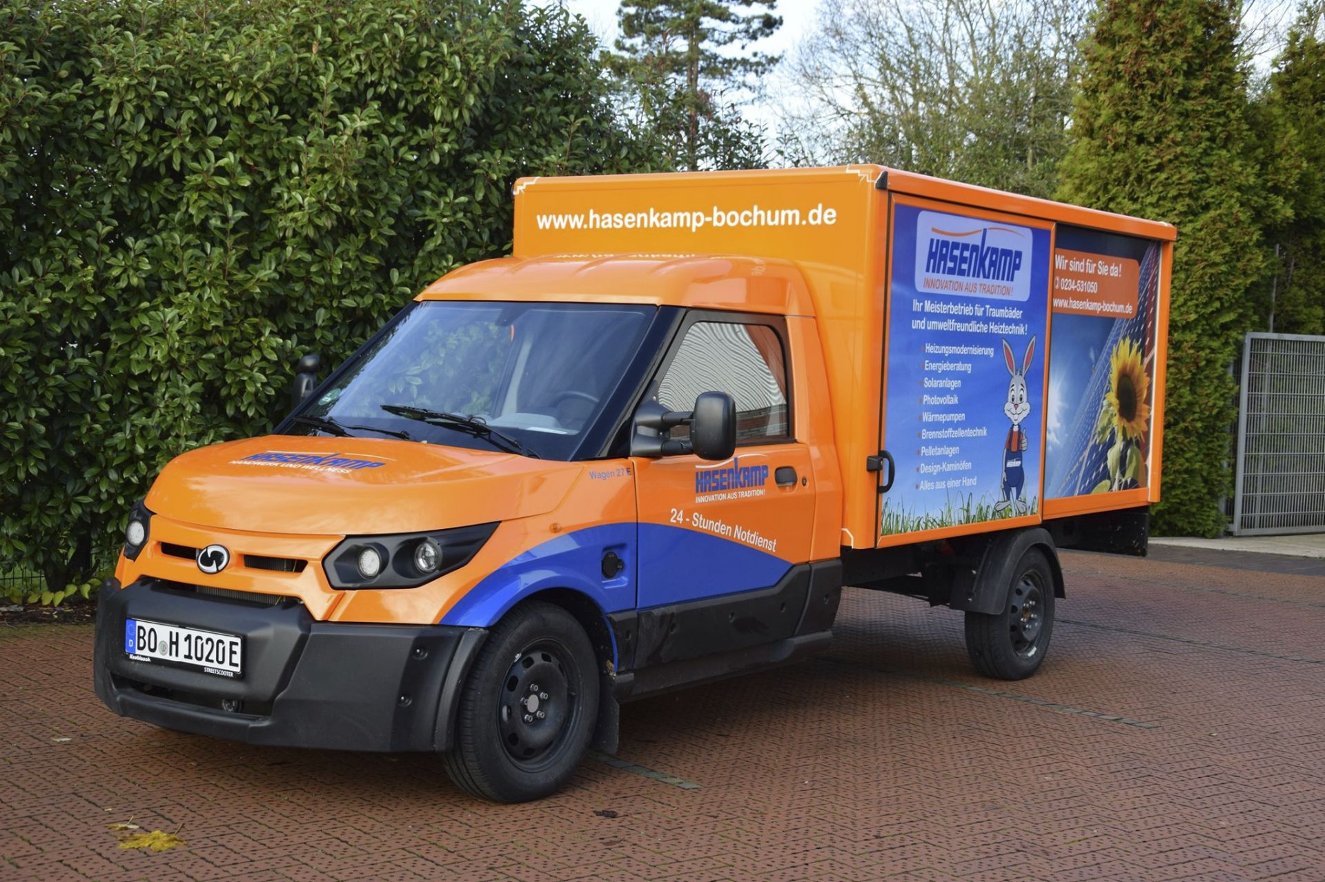 Neues Elektrofahrzeug „Streetscooter“ für die Firmenflotte