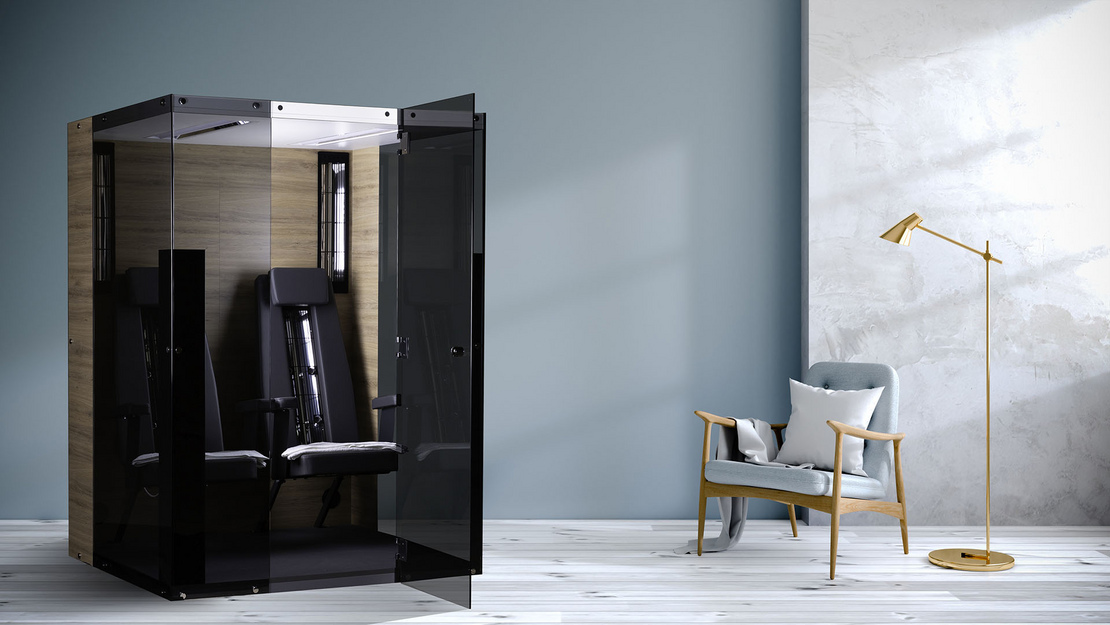 puristiscxhes Design Infrarotkabinen Luxus Herne - Infrarotsauna
