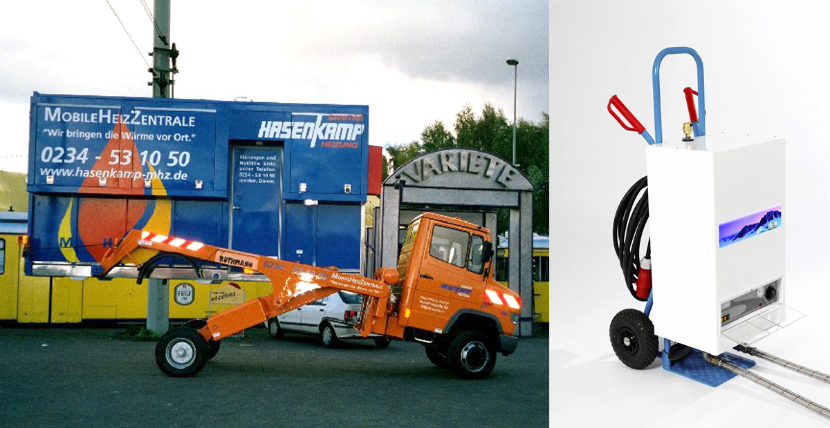 Notbeheizung - Mobile HeizungsanlageDortmund - Bochum - Ruhrgebiet NRW
