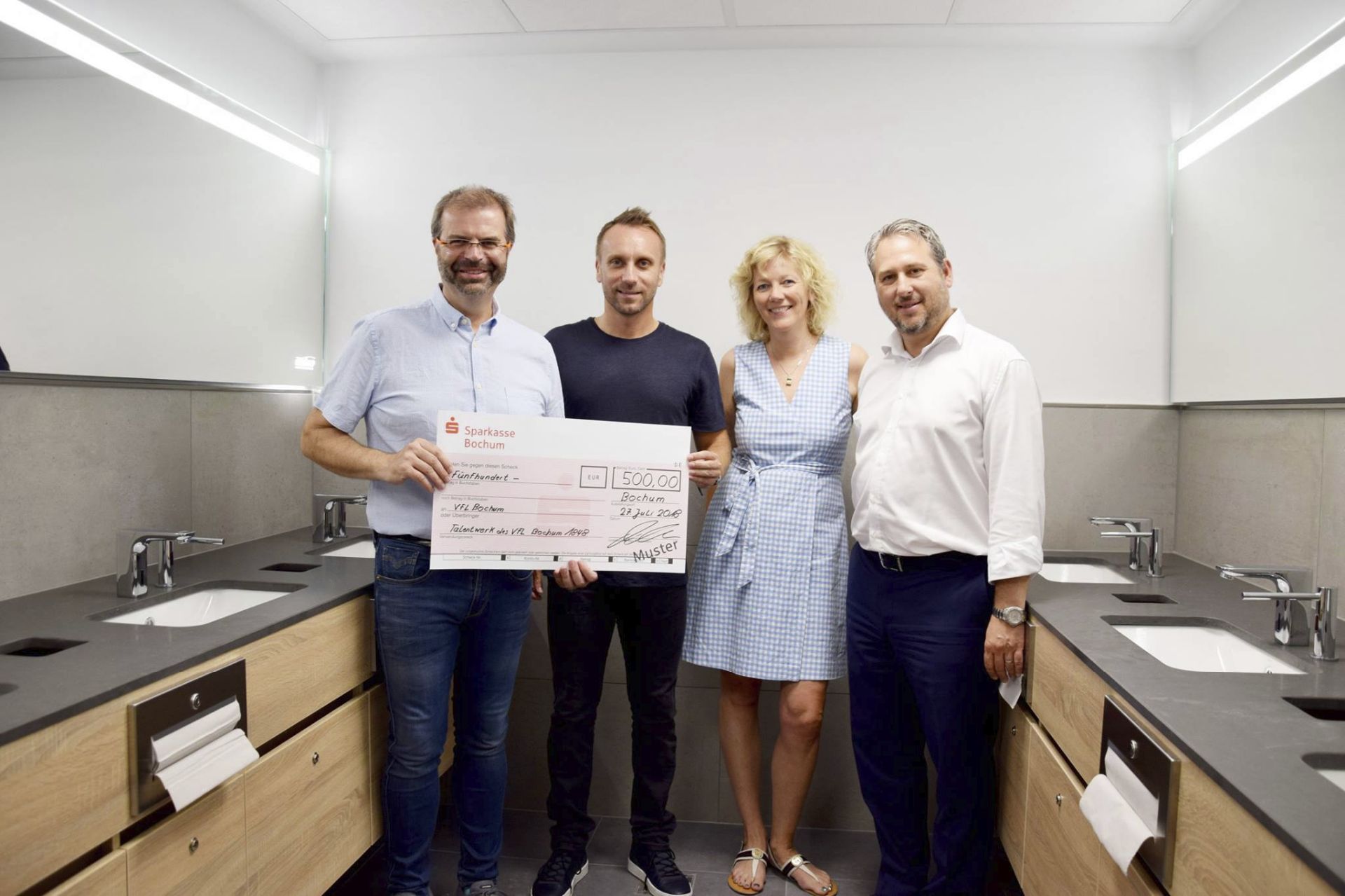 Hasenkamp spendet 500 € fürs Talentwerk